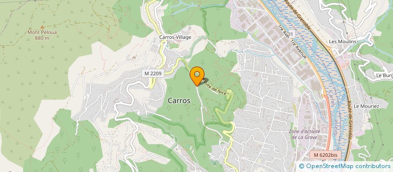 localisation de l'entreprise SCI CASAMIA à CARROS