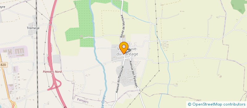localisation de l'entreprise SCI CASAMIRO à VILLENEUVE-DU-PAREAGE