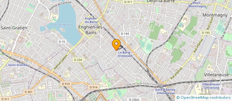 localisation de l'entreprise SCI CASAN à ENGHIEN-LES-BAINS