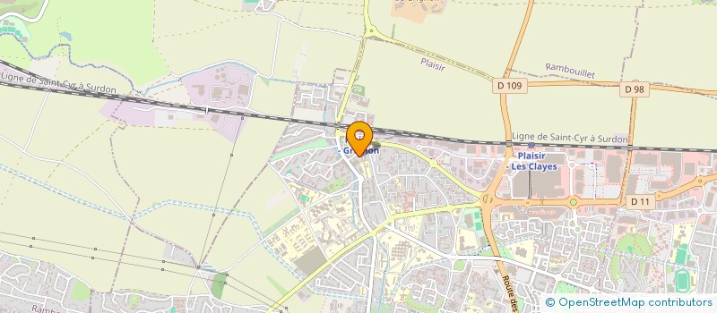 localisation de l'entreprise SCI CASANAD  PLAISIR