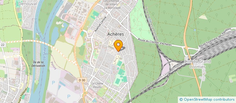 localisation de l'entreprise SCI CASANDRA à ACHERES