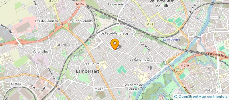 localisation de l'entreprise SCI CASANOSTRA à LAMBERSART