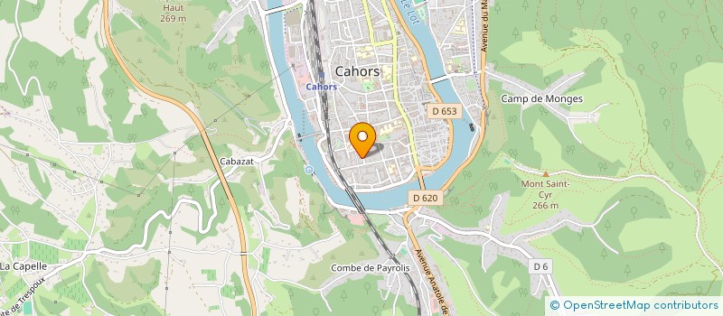 localisation de l'entreprise SCI CASANOU  CAHORS
