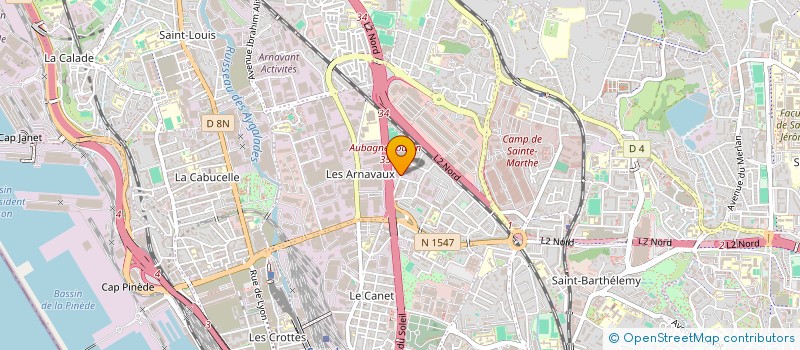 localisation de l'entreprise SCI CASANOVA 279 à MARSEILLE