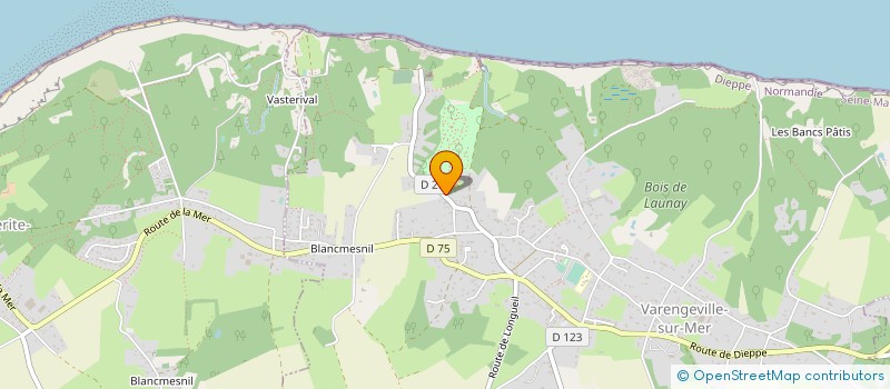 localisation de l'entreprise SCI CASANOVA  VARENGEVILLE-SUR-MER