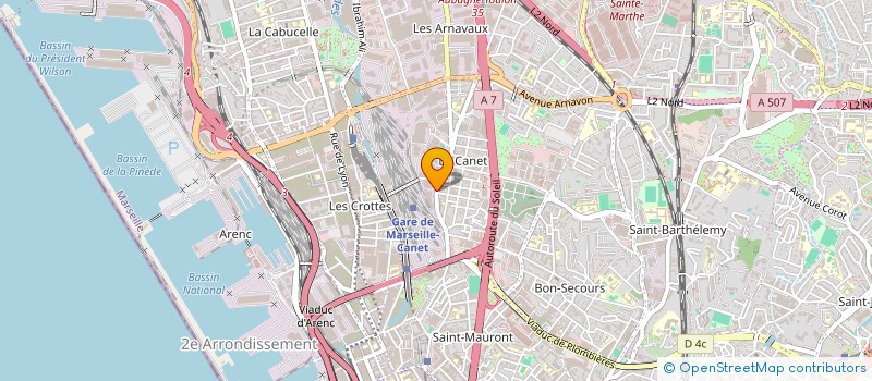 localisation de l'entreprise SCI CASANOVA à MARSEILLE