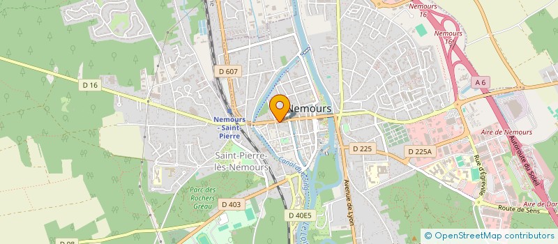 localisation de l'entreprise SCI CASANOVA  NEMOURS