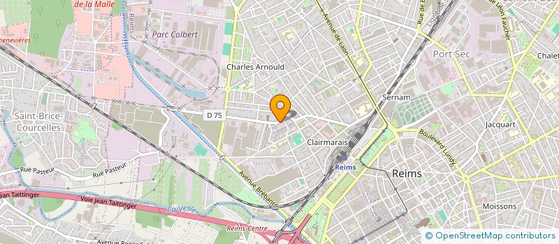 localisation de l'entreprise SCI CASAR à REIMS