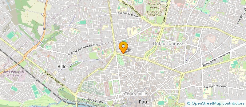 localisation de l'entreprise SCI CASAREAL à PAU