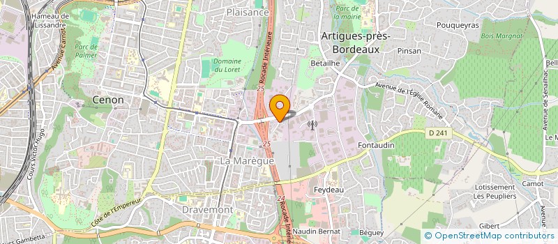 localisation de l'entreprise SCI CASARELLA  ARTIGUES-PRES-BORDEAUX