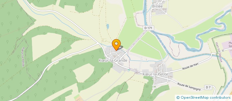 localisation de l'entreprise SCI CASARELLA à KŒUR-LA-GRANDE