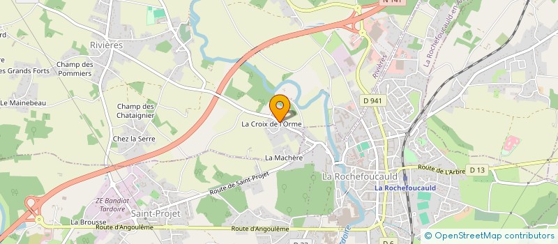 localisation de l'entreprise SCI CASARENOV à MOULINS-SUR-TARDOIRE
