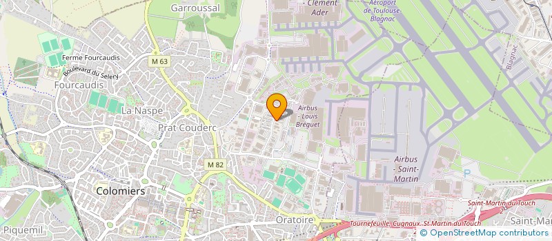 localisation de l'entreprise SCI CASARES à COLOMIERS