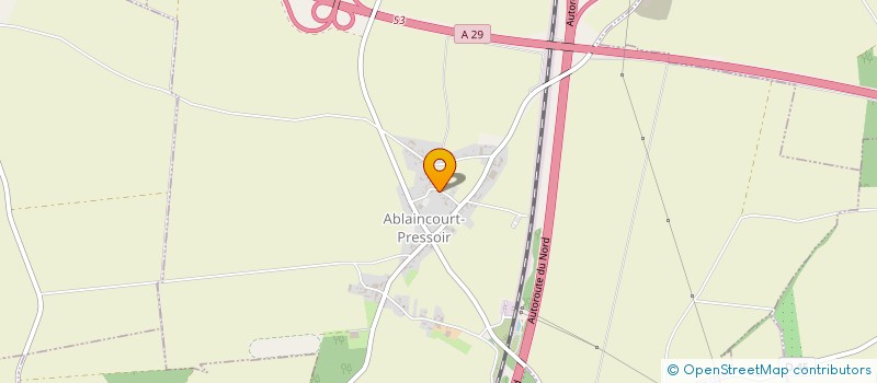 localisation de l'entreprise SCI CASARO  ABLAINCOURT-PRESSOIR