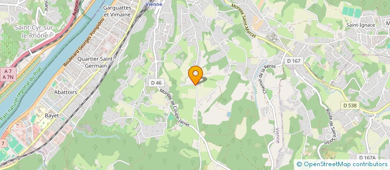 localisation de l'entreprise SCI CASAS FRERES  VIENNE