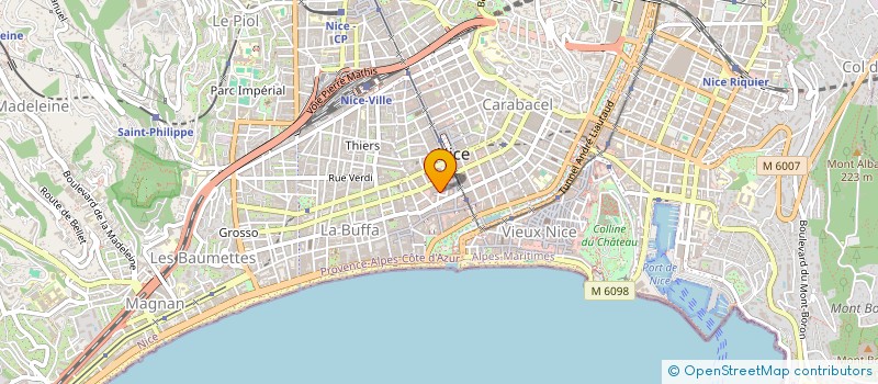 localisation de l'entreprise SCI CASASTE  NICE