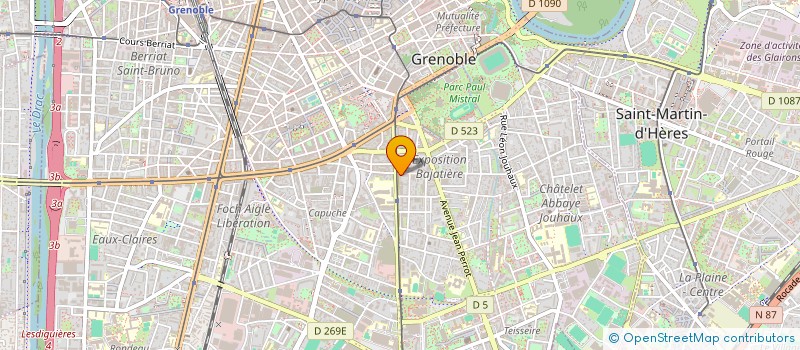 localisation de l'entreprise SCI CASAVEC à GRENOBLE