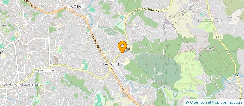 localisation de l'entreprise SCI CASAWYM 2 à MARSEILLE