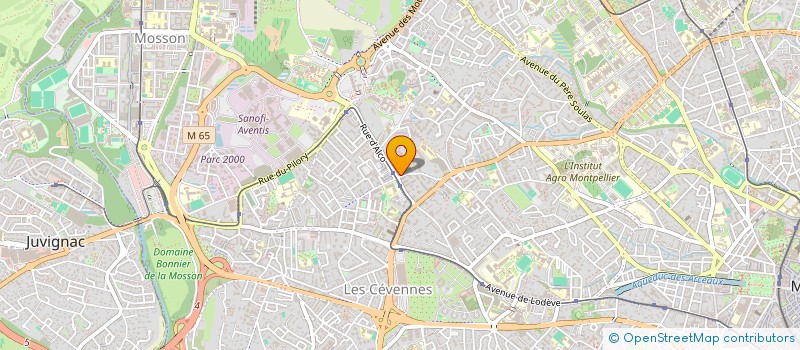 localisation de l'entreprise SCI CASAWYM à MONTPELLIER