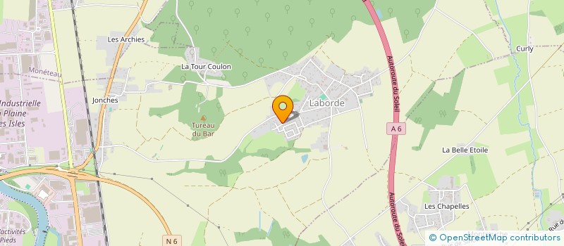 localisation de l'entreprise SCI CASBA à AUXERRE