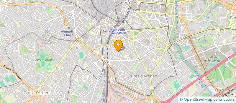 localisation de l'entreprise SCI CASBA à MONTPELLIER