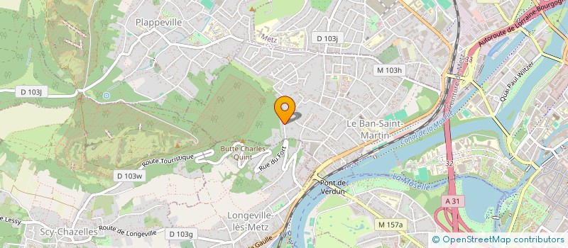 localisation de l'entreprise SCI CASCADE  LE BAN ST MARTIN