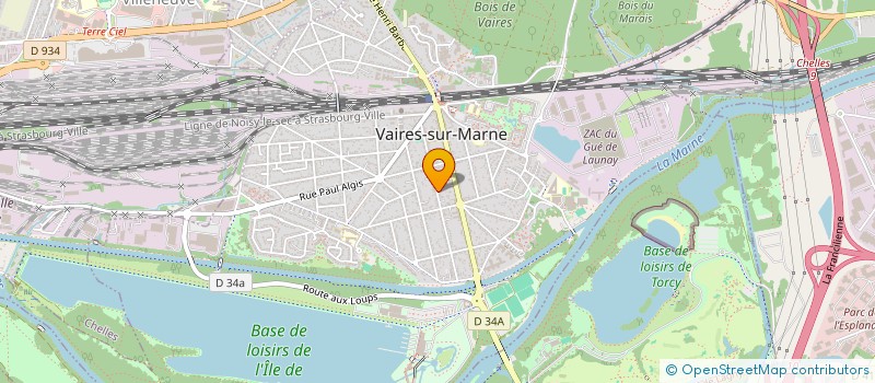 localisation de l'entreprise SCI CASCQADE  VAIRES-SUR-MARNE