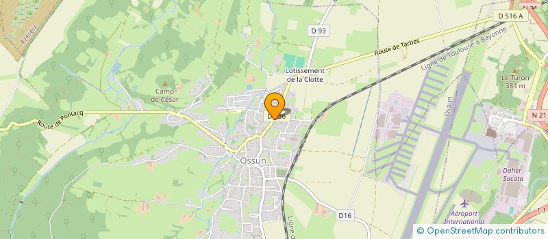 localisation de l'entreprise SCI CASDAL  OSSUN