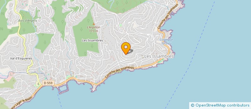 localisation de l'entreprise SCI CASE à ROQUEBRUNE-SUR-ARGENS
