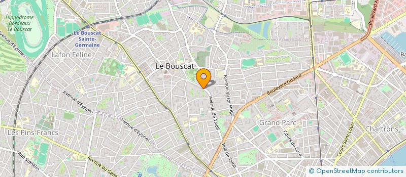 localisation de l'entreprise SCI CASE A JULES  LE BOUSCAT