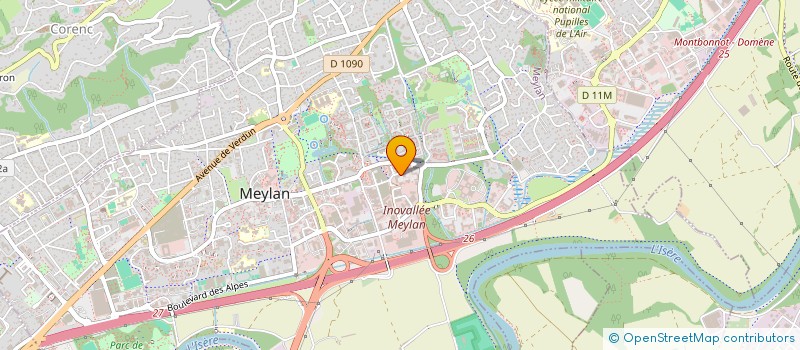 localisation de l'entreprise SCI CASEGO à MEYLAN