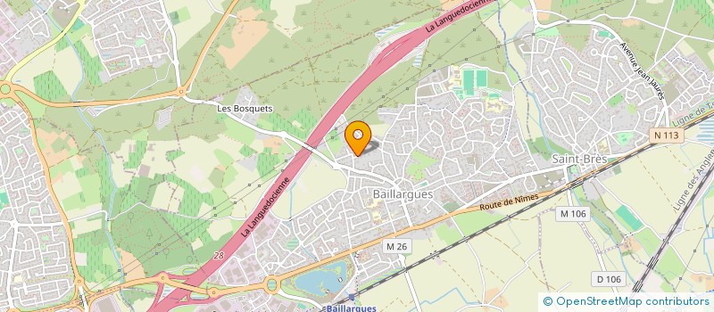 localisation de l'entreprise SCI CASELANJ  BAILLARGUES