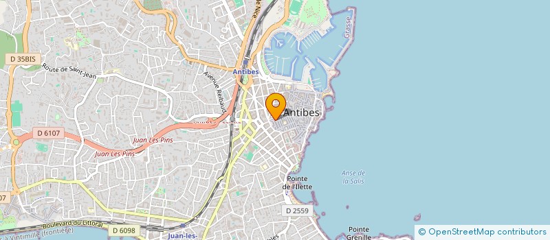 localisation de l'entreprise SCI CASEMATES à ANTIBES