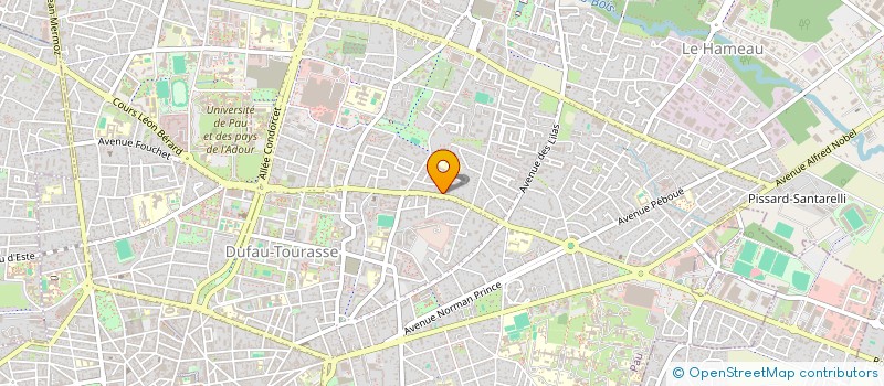 localisation de l'entreprise SCI CASENAVE-THIBAUD à PAU
