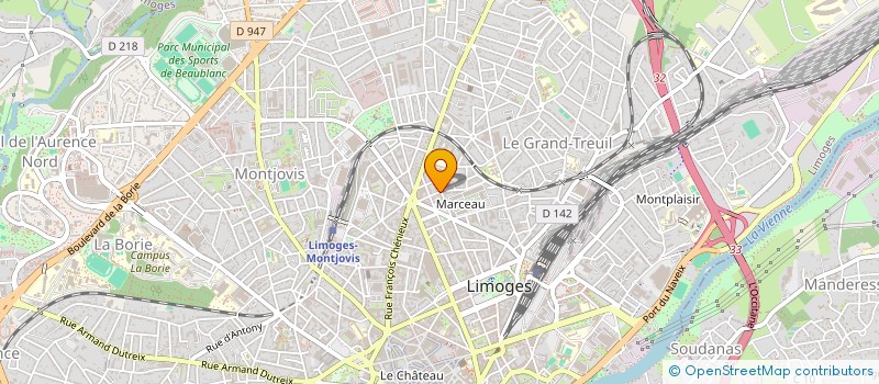 localisation de l'entreprise SCI CASERNE UZERCHE IMMO INNOV à LIMOGES