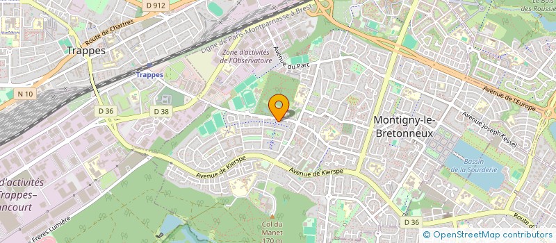 localisation de l'entreprise SCI CASES IMMO  MONTIGNY-LE-BRETONNEUX