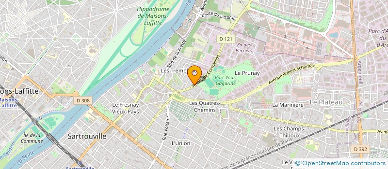 localisation de l'entreprise SCI CASH ENZO INVESTISSEMENT  SARTROUVILLE