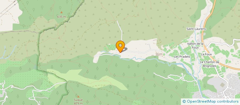 localisation de l'entreprise SCI CASH INVESTISSEMENT  CUERS