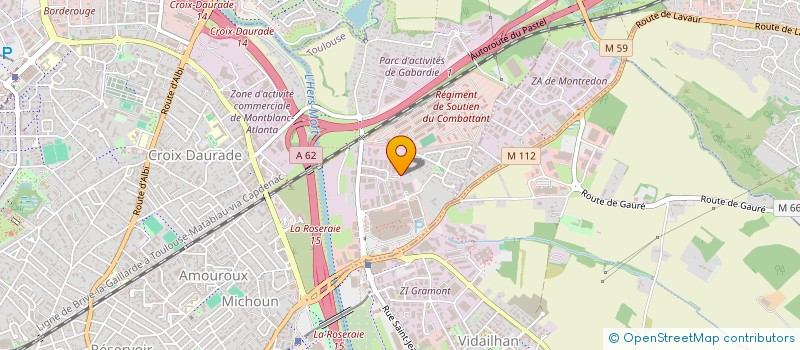 localisation de l'entreprise SCI CASIDA SOLAN à TOULOUSE