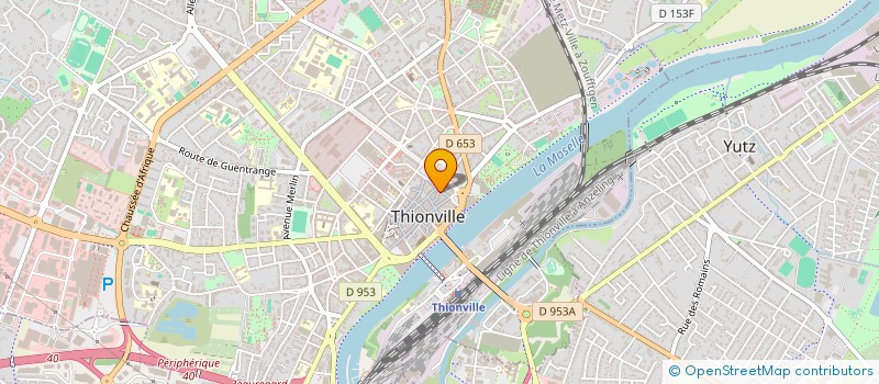 localisation de l'entreprise SCI CASIEL 2 à THIONVILLE
