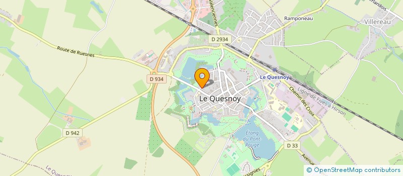 localisation de l'entreprise SCI CASIEZ MEESSEMAN à LE QUESNOY