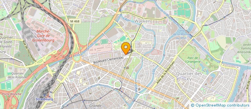 localisation de l'entreprise SCI CASIMIR  STRASBOURG