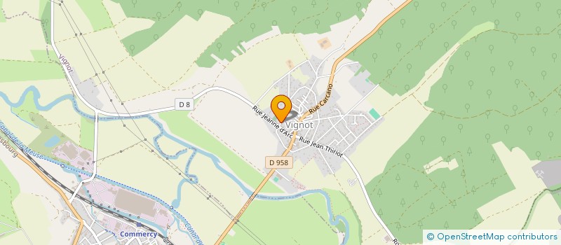 localisation de l'entreprise SCI CASIMIR à VIGNOT