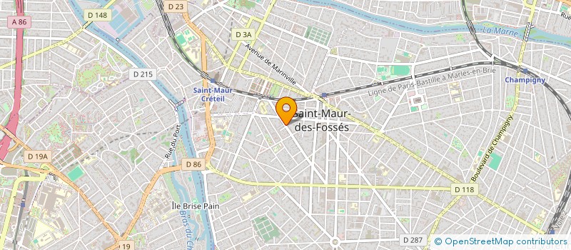 localisation de l'entreprise SCI CASIMIR à SAINT-MAUR-DES-FOSSES