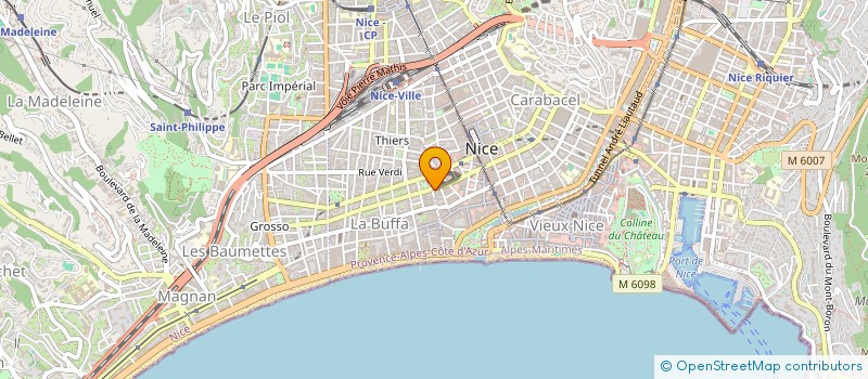 localisation de l'entreprise SCI CASINCA à NICE