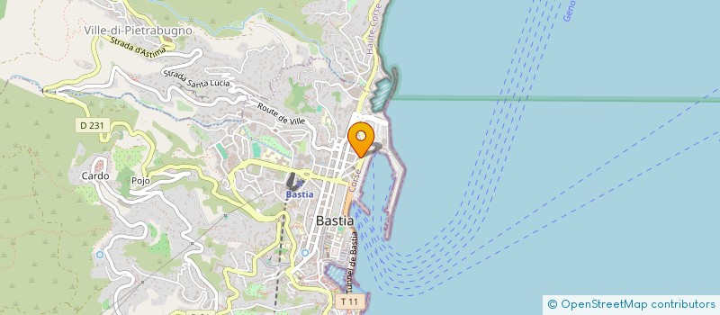 localisation de l'entreprise SCI CASINCA à BASTIA