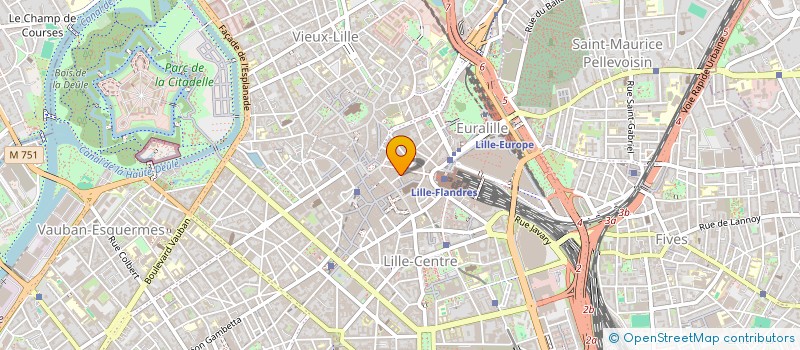 localisation de l'entreprise SCI CASIOPE à LILLE
