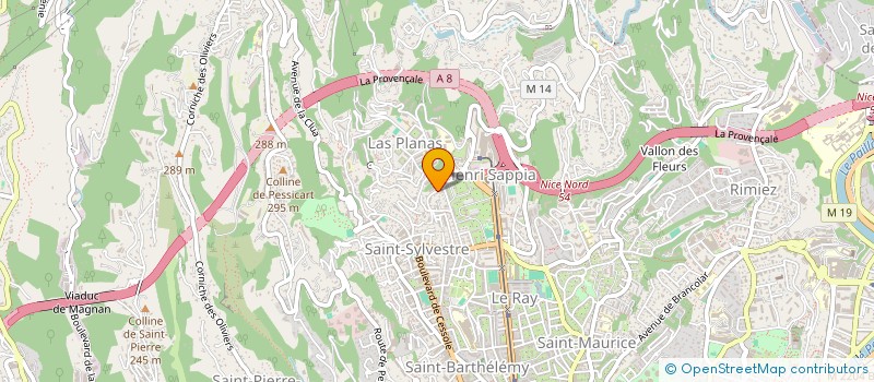 localisation de l'entreprise SCI CASITA à NICE