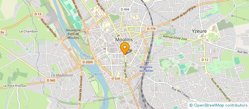 localisation de l'entreprise SCI CASITA à MOULINS