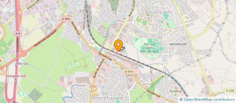 localisation de l'entreprise SCI CASITA à PERPIGNAN